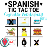 Spanish Cognates Activity - Spanish 1 Vocabulary Game Tic Tac Toe