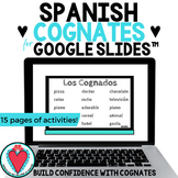 Back to School Spanish Cognates - Digital Lesson - Beginni