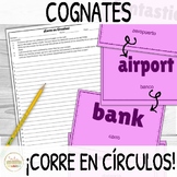 Spanish Cognates ¡Corre en Círculos! Review Game Activity 