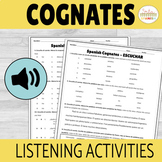 Spanish Cognates Listening Activities Back to School Activ