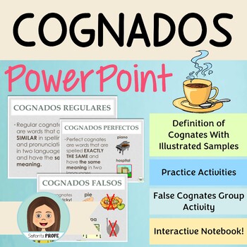 Preview of Los Cognados / Spanish Cognates PowerPoint