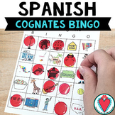 Spanish Cognates - Spanish Bingo Game for Beginning Spanis