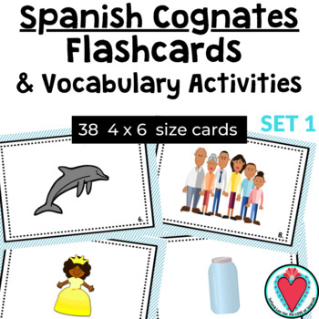 Preview of Spanish Cognates Vocabulary Activities Definite and Indefinite Articles 