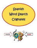 Spanish Cognates Word Search - Build Vocabulary Compare Languages