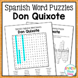 Spanish Cognates Word Puzzles: Don Quixote