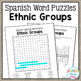 Spanish Cognates Word Puzzles: Ethnic Groups