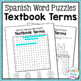 Spanish Cognates Word Puzzles: Textbook Terms