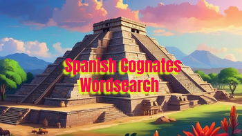 Preview of Spanish Cognates Wordsearch Reading for Spanish Sub Plans