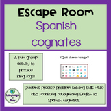 Spanish Cognates for Beginning Students Escape Room / Breakout on Google