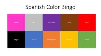 Color Bingo