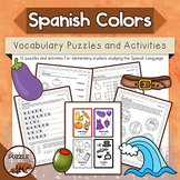 Spanish Color Puzzles and Activities
