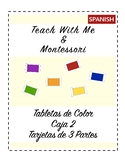 SPANISH Color Tablets Box 2: 3 Part Cards