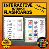 Spanish Colors Flashcards Interactive Notebook Activities 
