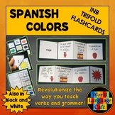 Spanish Colors Flashcards Interactive Notebook Trifold Fla