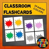 Spanish Colors Flashcards Large Flashcards Games