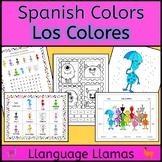 Spanish Colors - Los Colores - activities, puzzles and games