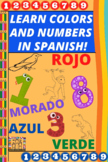 Spanish Colors and Numbers Vocabulary Learning Bundle - En