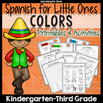 Preview of Spanish Colors Printables & Activities
