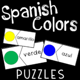Colors in Spanish Puzzles- Colores