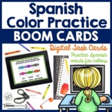Spanish Colors Vocabulary Game Los Colores Boom Cards Digital