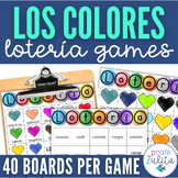 Spanish Colors Vocabulary Lotería Game - Los Colores BINGO