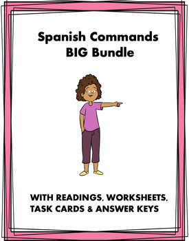 Preview of Spanish Commands Bundle: TOP 20 Resources @50% off! (Mandatos)