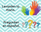 Spanish Commands Flash Cards