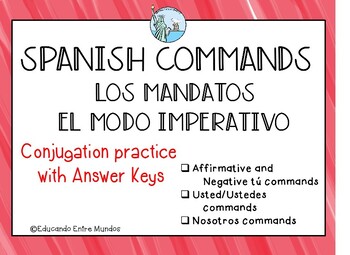 Preview of Los Mandatos Spanish Commands El modo imperativo