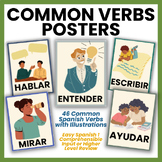 Spanish Common Infinitive Verbs Poster Set | High School S