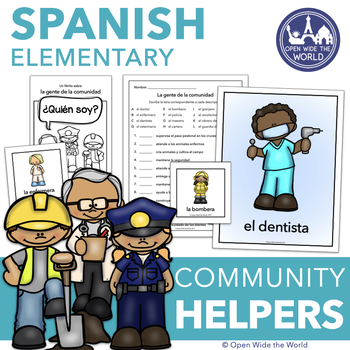 Preview of Spanish Community Helpers - La gente de la comunidad