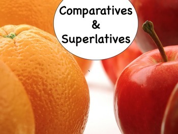 Preview of Spanish Comparatives and Superlatives PowerPoint Slideshow Presentation