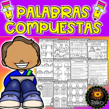 Preview of Spanish: Compound Words  (Palabras Compuestas) Distance Learning