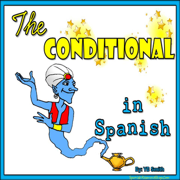 Preview of Spanish Conditional Tense Notes and Practice Powerpoint Bundle
