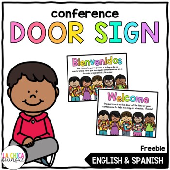 Preview of Conference Door Sign Freebie