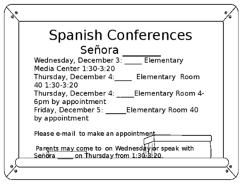 Preview of Spanish Conference Form