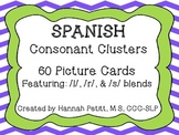 Spanish Consonant Cluster Picture Cards