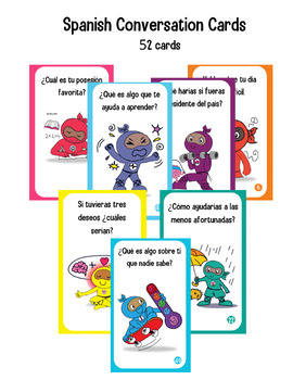 Preview of Spanish Conversation Cards