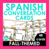 Spanish Conversation Cards | Fall Edition