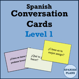 Spanish Conversation Cards - Oral Speaking Activity
