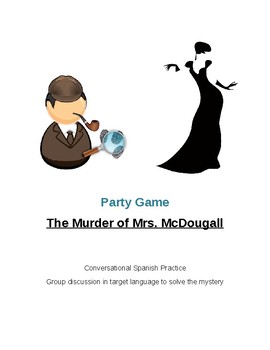 Preview of Spanish Conversation Murder Mystery Game