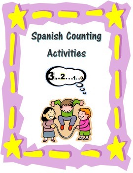 Preview of Spanish Counting Activities