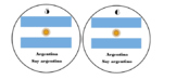 Spanish Country Desk Flag Tags