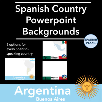 Preview of Spanish Country Powerpoint Backgrounds
