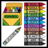 Crayons in Spanish / Spanish Colors