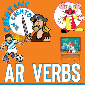 Preview of Creative Writing for Spanish Present Tense AR Verbs | Verbos Regulares Español