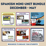 Spanish Cultural Mini Units Bundle: December to May