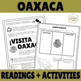 Spanish Cultural Reading Activity La Ciudad de Oaxaca Mexi