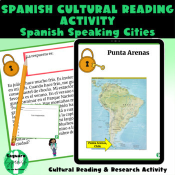 Preview of Spanish Cultural Reading Comprehension Activities | Present Tense