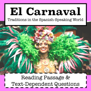 Preview of Spanish Culture: El Carnaval / Carnival in Spanish Speaking Countries