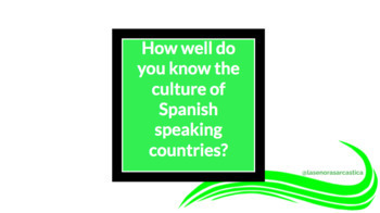 Preview of Spanish Culture Trivia Introduction Pear Deck Distance Learning